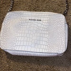 White Michael kors purse